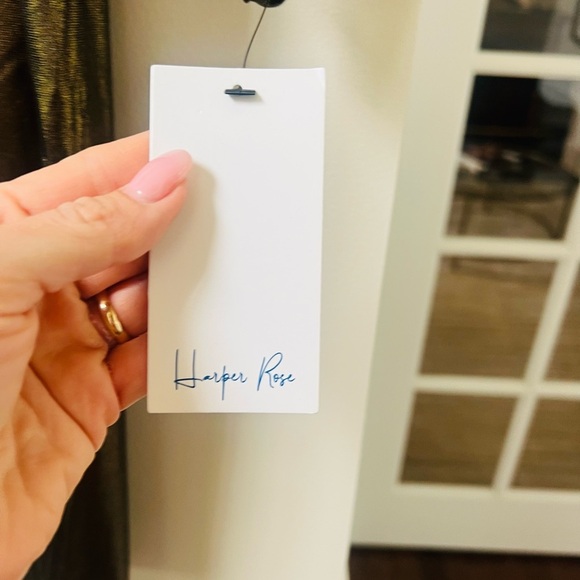 NWT Harper Rose Elegant Gold Dress size 4 - Picture 3 of 7